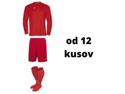 Futbalová sada Joma Combi s dlhým rukávom, od 12 kusov, ?ervená