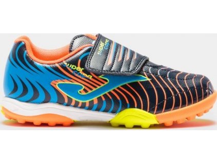 Detské turfy TACTIL JR 2003 NAVY-ORANGE TURF (Veľkosť 28)