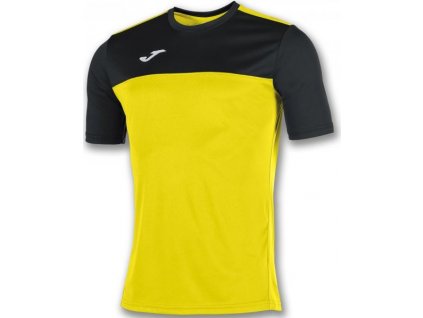 Futbalový dres S/S T-SHIRT WINNER YELLOW-BLACK, veľkosť L