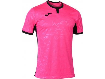 Dres TOLETUM II T-SHIRT FLUOR PINK-BLACK S/S, veľkosť L