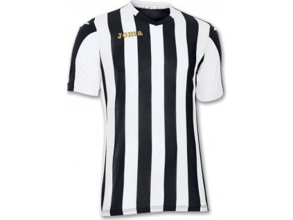 Futbalový dres T-SHIRT COPA BLACK-WHITE S/S, veľkosť L