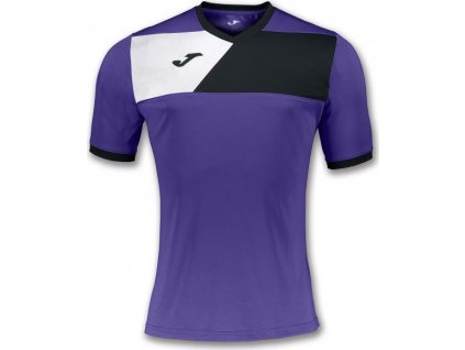 Futbalový dres T-SHIRT CREW II PURPLE-BLACK S/S, veľkosť S