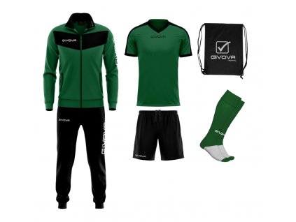 Zápasový a vychádzkový box TEAM, zelená  / čierna