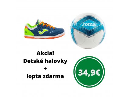 Detské halovky TOP FLEX JR 2033 PETROLEUM LACES + lopta ZDARMA