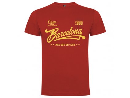 Detské tričko Barcelona, červená