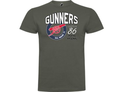 Detské tričko Gunners, tmavo sivé