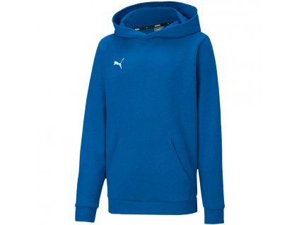 Detská mikina Puma teamGOAL 23 Casuals Hoody Jr modrá 656711 02