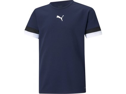 Detské tréningové tričko Puma teamRISE Jersey Jr granatová 704938 06