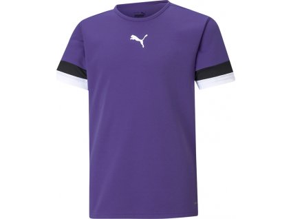 Detské tréningové tričko Puma teamRISE Jersey Jr fialová 704938 10