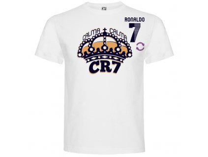 Pánske tričko CR7, biela, veľkosť XL