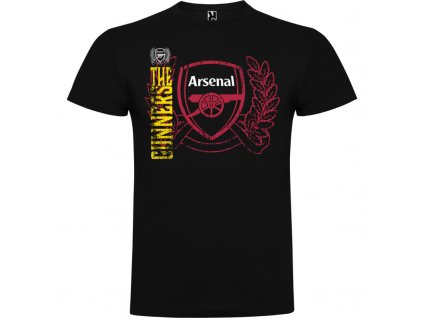 Pánske tričko Arsenal retro, čierna, veľkosť XL