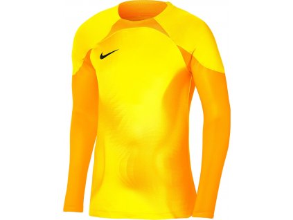 Pánsky brankársky futbalový dres s dlhým rukávom Nike Dfav Gardien IV GK JSYLS žltý DH7967 719