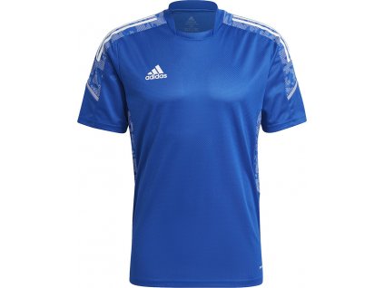 Pánsky futbalový dres adidas Condivo 21 Training Jersey modrý GH7165