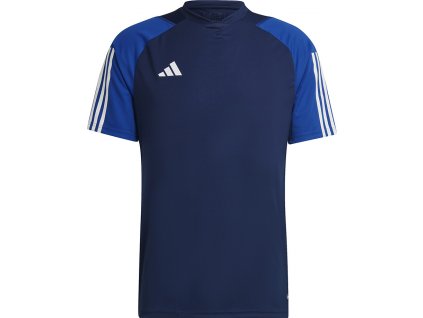 Pánsky futbalový dres adidas Tiro 23 Competition Jersey tmavo-svetlo modrý HK7637