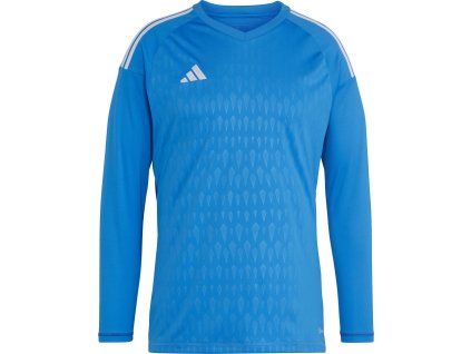 Detský brankársky futbalový dres adidas Tiro 23 Competition Long Sleeve Goalkeeper Jersey modrý HK7692