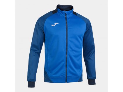 Detská tréningová mikina Joma Essential II, modrá/ tmavomodrá, veľkosť XS (14 rokov)