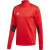 Mikina Adidas TIRO 17 TRAINING TOP - červená BQ2732