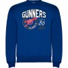 Pánska mikina Gunners, kráľovsky modrá