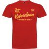 Pánske tričko Barcelona, červená