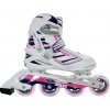 Dámske kolieskové korčule Roces IZI W  biela / ružová / tmavomodrá 400802 02