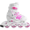 Dievčenské kolieskové korčule Roces Jokey 2.0 Girl biela / ružová 400827 01