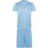 Pánsky a detský futbalový set, dres + šortky, UNITED, viac farieb (Veľkosť 4 roky, Farba Nebesky modrá)