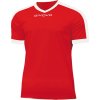 Pánsky futbalový dres Givova Revolution Interlock červeno-biely MAC04 1203