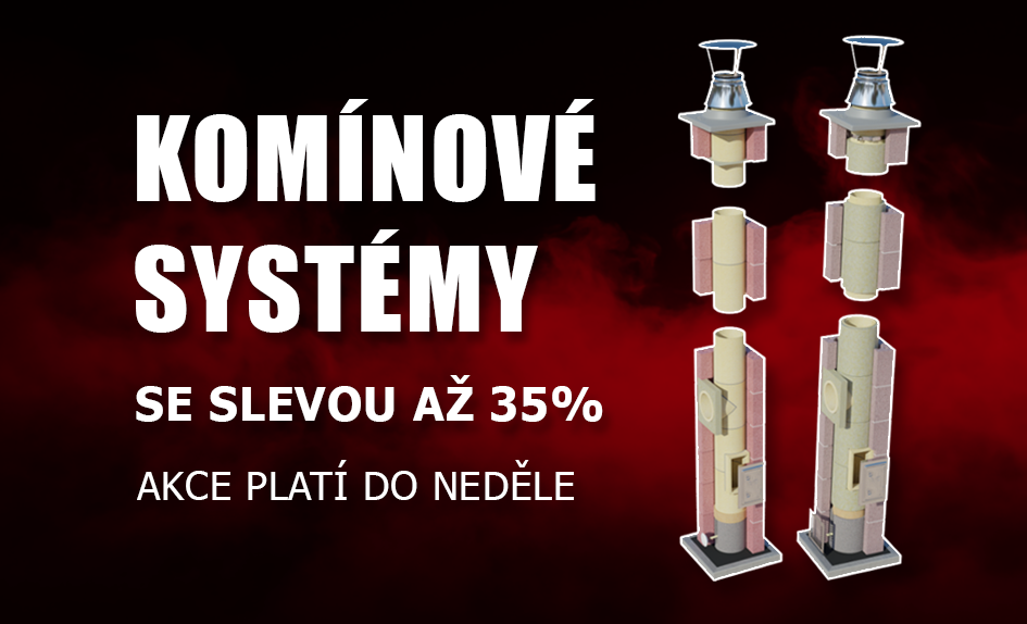 Akce na keramické komínové systémy