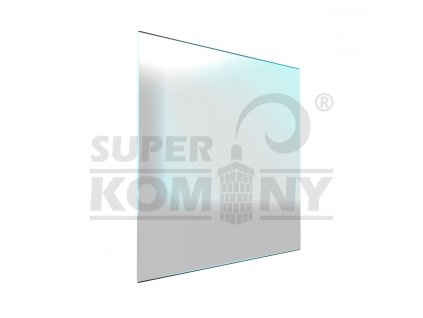 FLAMINGO Sklo pod kamna - Čtverec 1100x1100 mm / 6 mm
