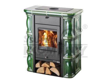 HAAS+SOHN TREVISO mini černá, zelená kachle