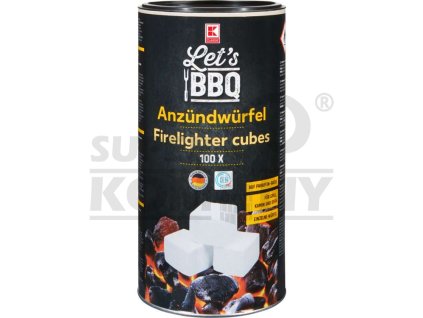 Podpalovač Let´s BBQ, tuba 100 ks