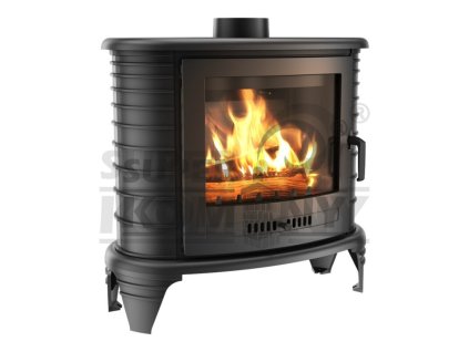 Kratki KOZA K8 ASDP kamna 9kW, s  regulací, pr. 130 mm