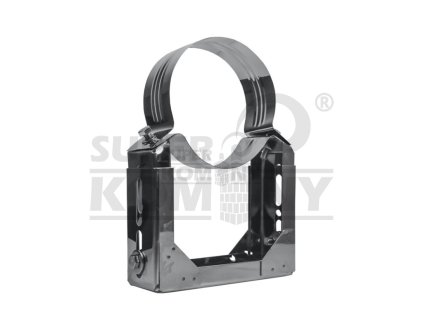 Stěnová objímka pevná pro komín DN 120, odstup 100 mm