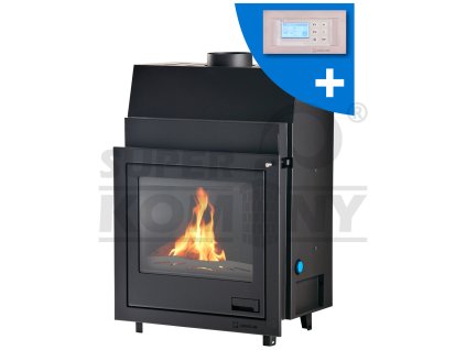 Krbová vložka AQUAFLAM ® 25 s výměníkem a automatickou regulací hoření
