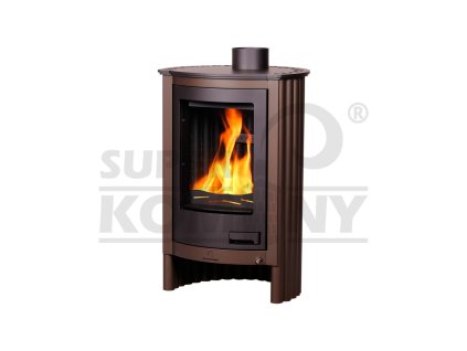Krbová kamna MASTERFLAMME ® Piccolo I, hnědá - sametová