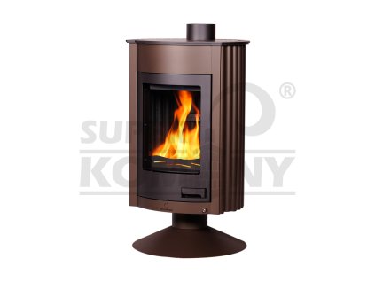 Krbová kamna MASTERFLAMME ® Medie II, hnědá - sametová