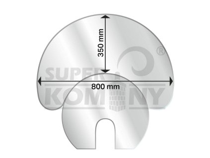 Aduro 1.1,9,17,P,Hybrid - sklo před a pod kamna šedé