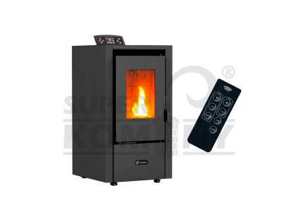 Peletová kamna Anita 6,5 kW černá Sannover