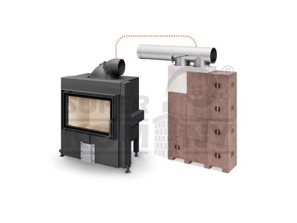 DYNAMIC 3G 66.44.01A - kamnová vložka s akumulačním modulárním systémem AMS