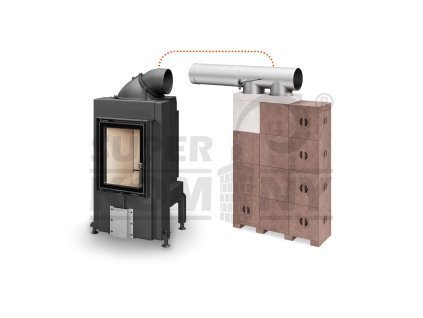 DYNAMIC B 3G 38.50.01A - kamnová vložka s akumulačním modulárním systémem AMS