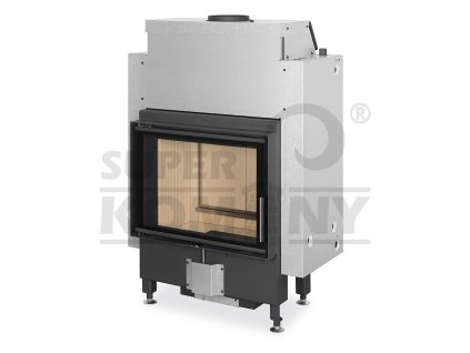 DYNAMIC WB 2g 66.50.01P - krbová vložka s teplovodním výměníkem, trojsklem a zadním přikládáním