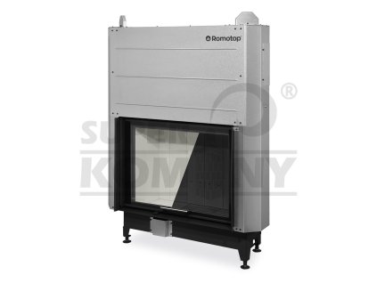 HEAT 3G L 88.66.04(06) - teplovzdušná krbová vložka s výsuvnými dvířky - Černý Igniton