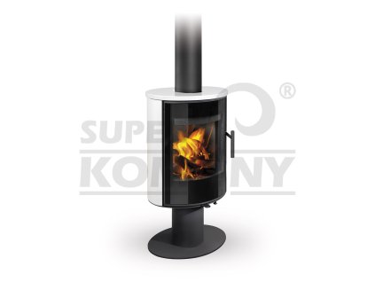 LAREDO T keramika - krbová kamna (Glazura 95508 - Perlová)