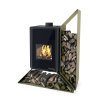 Krbová kamna FLAMINGO DELUXE ® KAMPA pravá, olivová