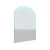 Sklo pod kamna - FLAMINGO Oblouk 1000x1200 mm / R725 / 6 mm