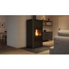 Krbová kamna AQUAFLAM ® 17 s výměníkem - černá, základní regulace
