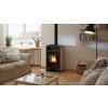 Krbová kamna AQUAFLAM VARIO ® BARMA 11/5kW dlažba Javor