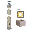 Komín SUPER BLOK Universal výška 8,16 m 160/90°