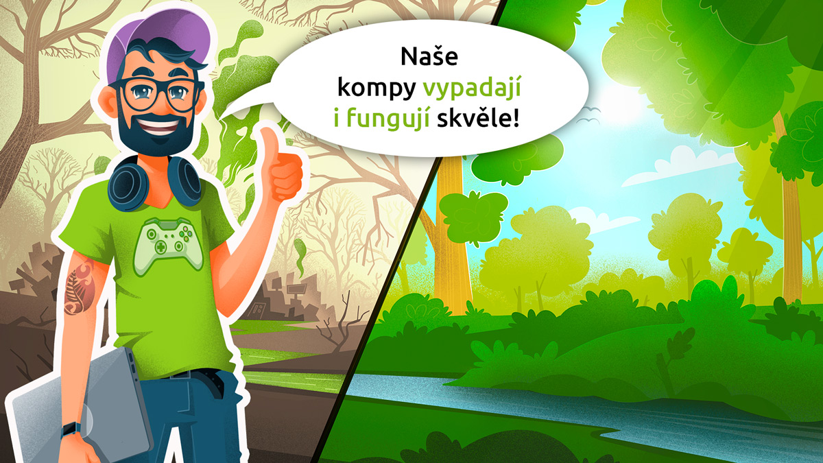 SuperKompy.cz – renovované notebooky a renovované stolní počítače šetří přírodu i Vaši kapsu.