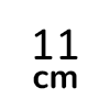 11 cm